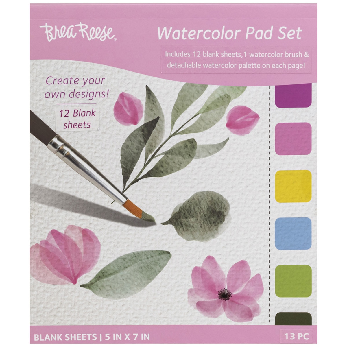Brea Reese Watercolor Pad with Pain